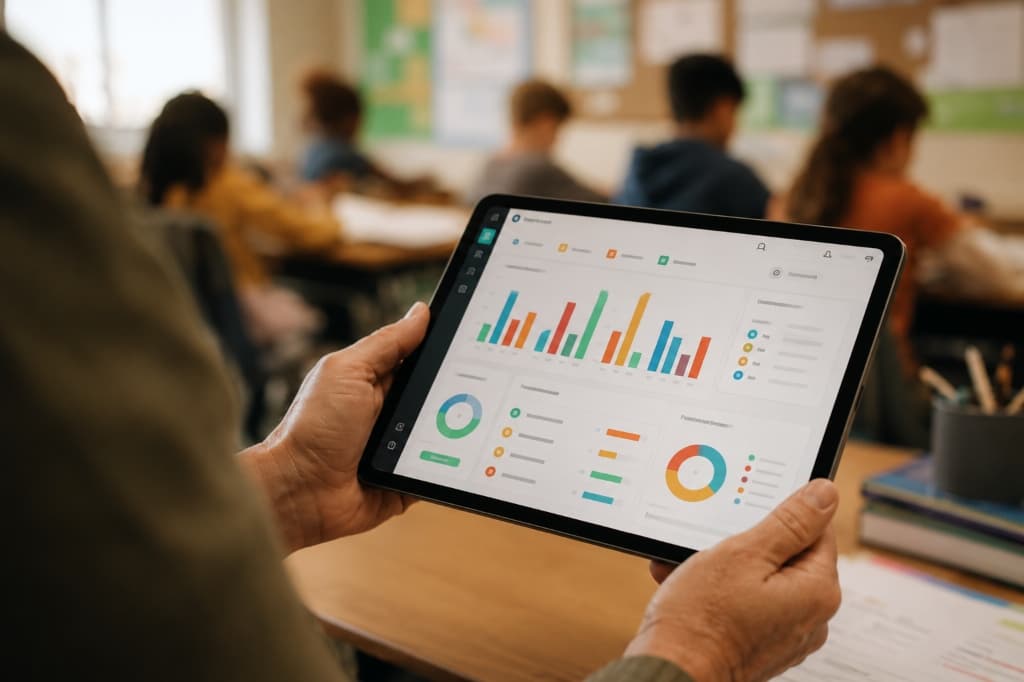 Classroom analytics on tablet